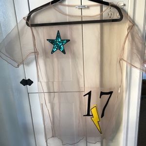 Zara Trafaluc Mesh Dress